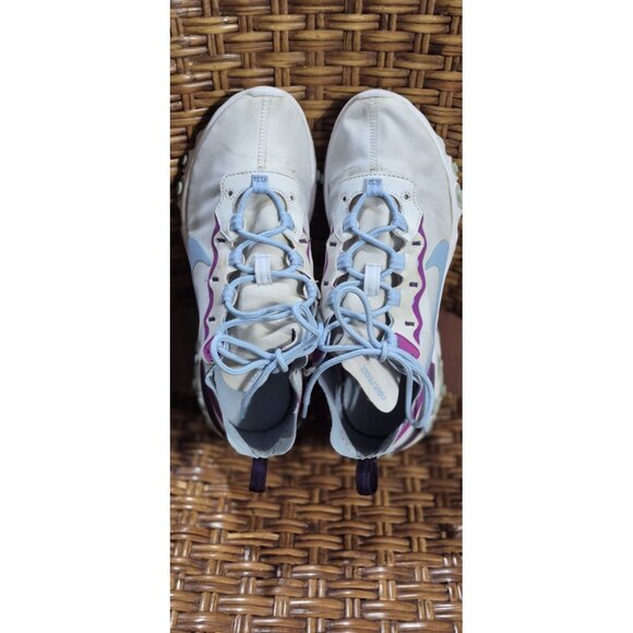 Nike React Element Psychic Blue Purple White Womens Shoes Sneakers Size 9 - Picture 5 of 8